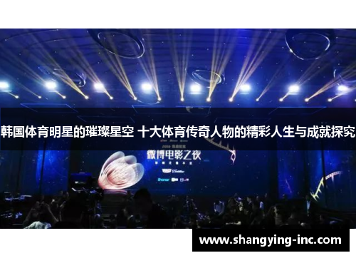 韩国体育明星的璀璨星空 十大体育传奇人物的精彩人生与成就探究